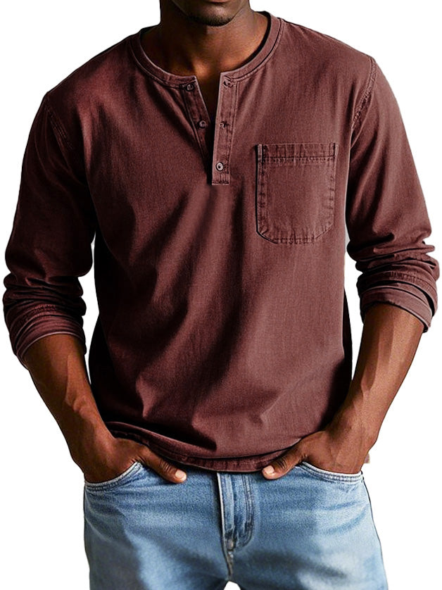 Marco | Vintage Henley Shirt