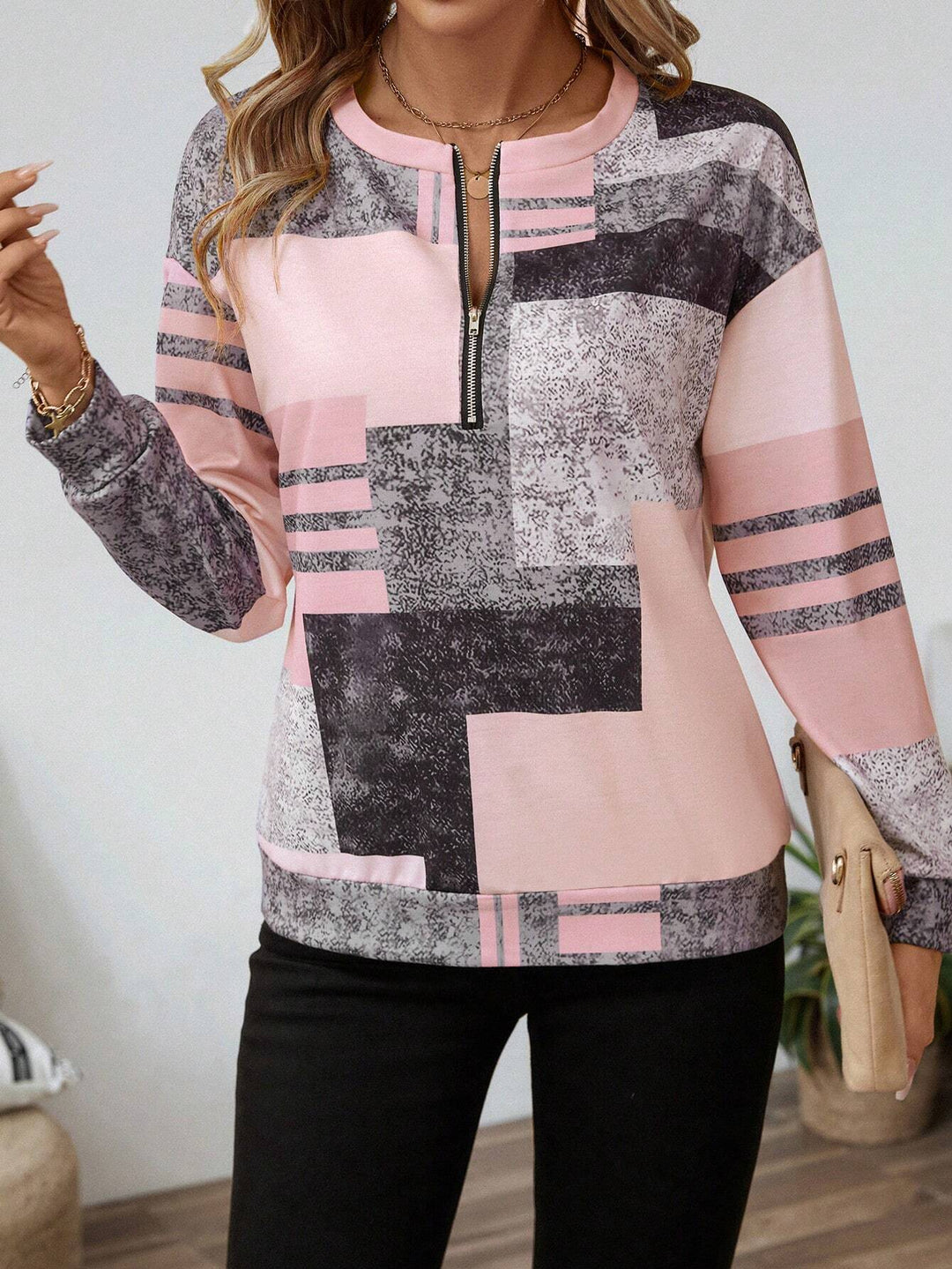 Noa | Vintage Half-Zip Sweatshirt