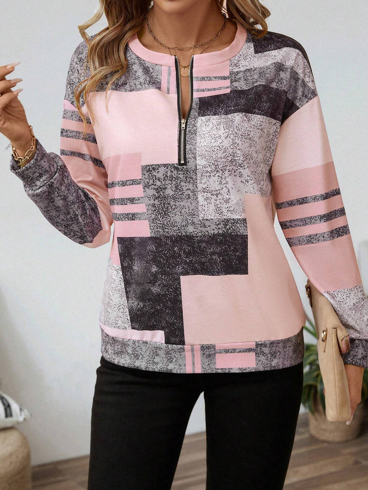 Noa | Vintage Half-Zip Sweatshirt