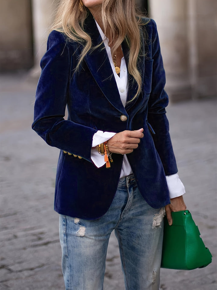 Celeste | Velvet Blazer
