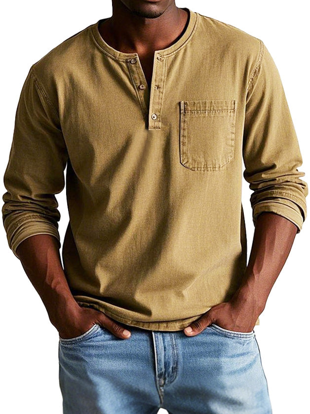 Marco | Vintage Henley Shirt