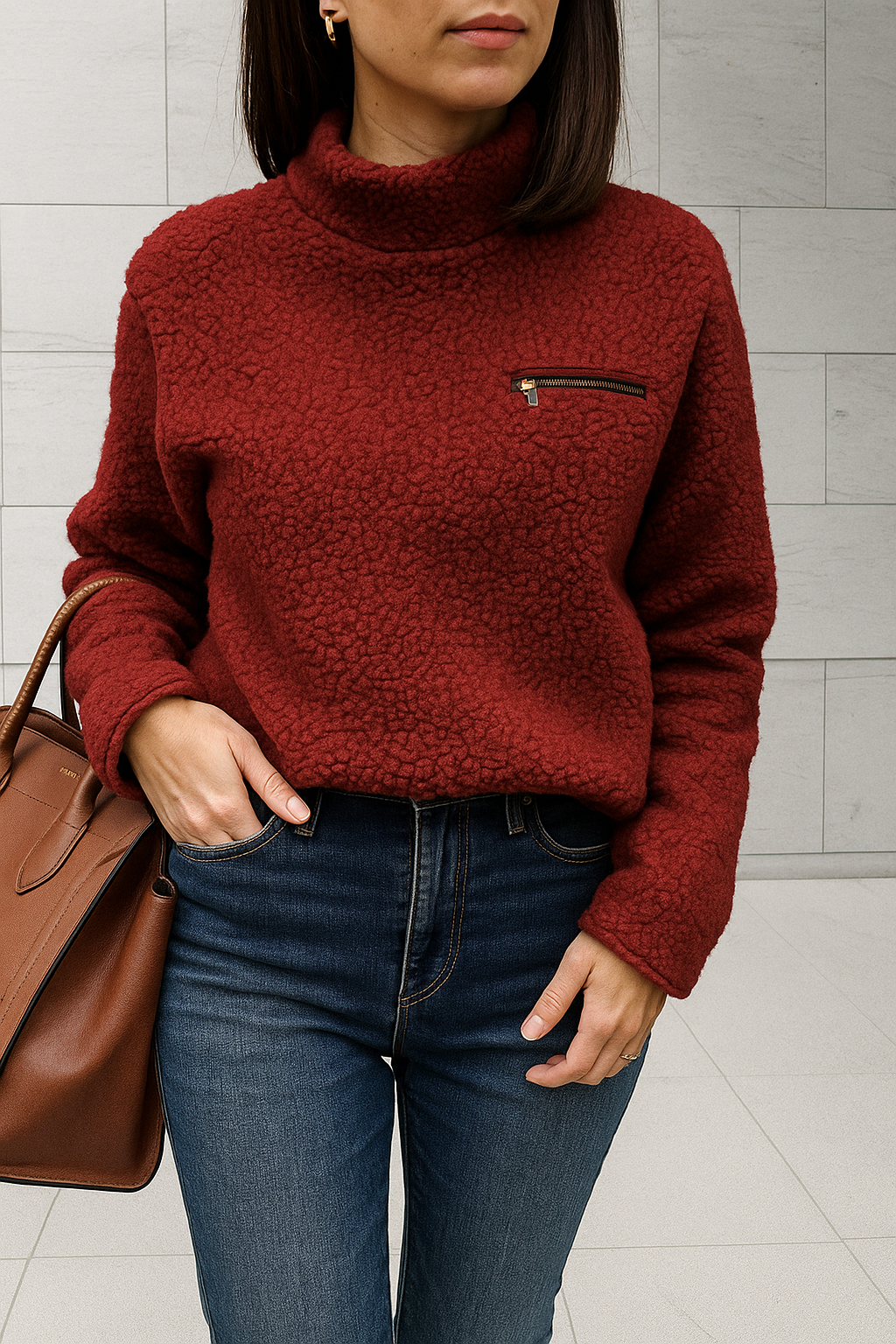 Seraphine | Plush Turtleneck Fleece