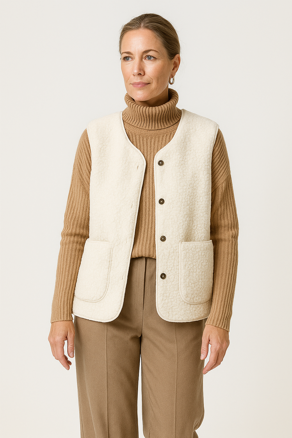Nahla | Lamb-Fleece Warmth Vest
