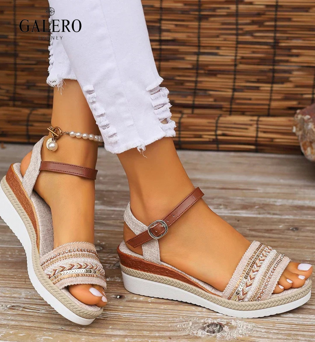 Leora | Boho Chic Summer Sandals