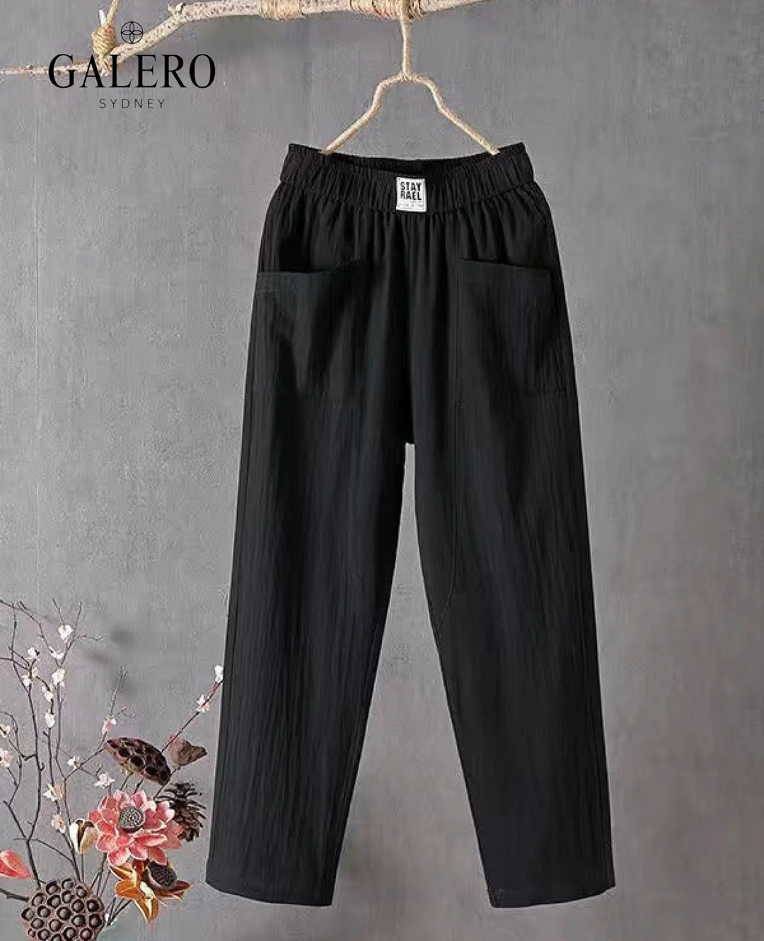 Amalfi | High-Waist Linen Pants