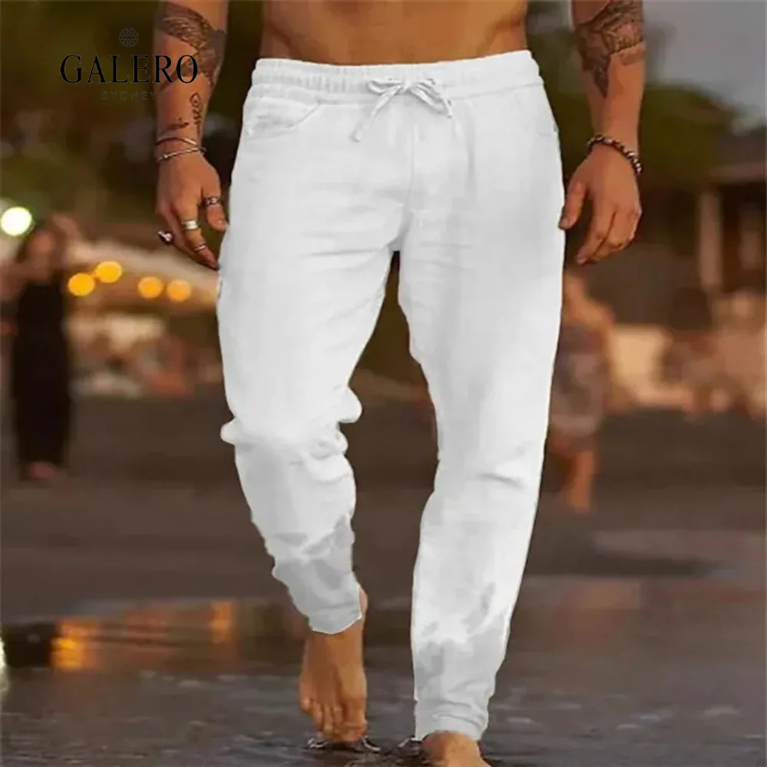 Kai | Men's Linen Beach Joggers