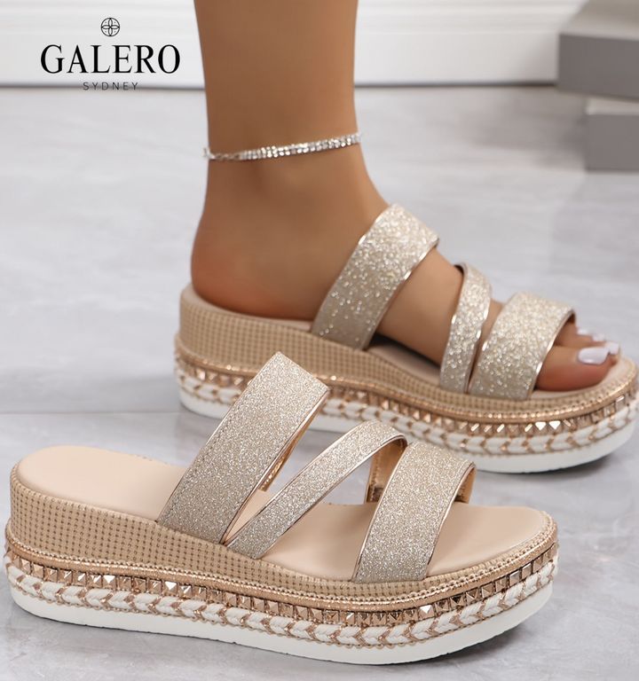 Elowen | Orthopedic Champagne Sandals