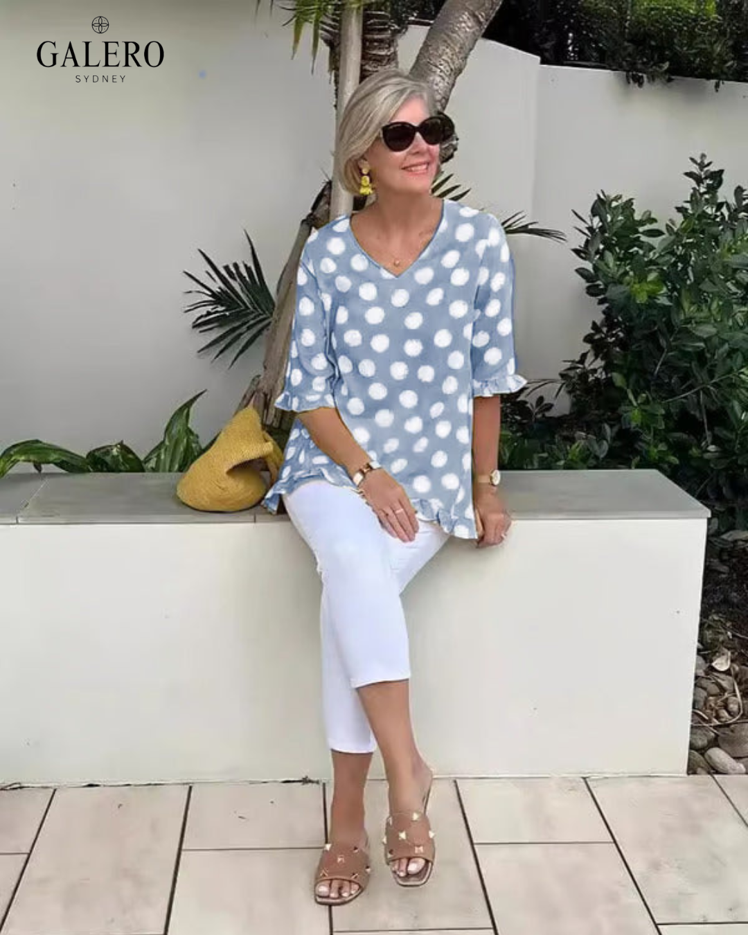 Luna | Polka Dot Blouse