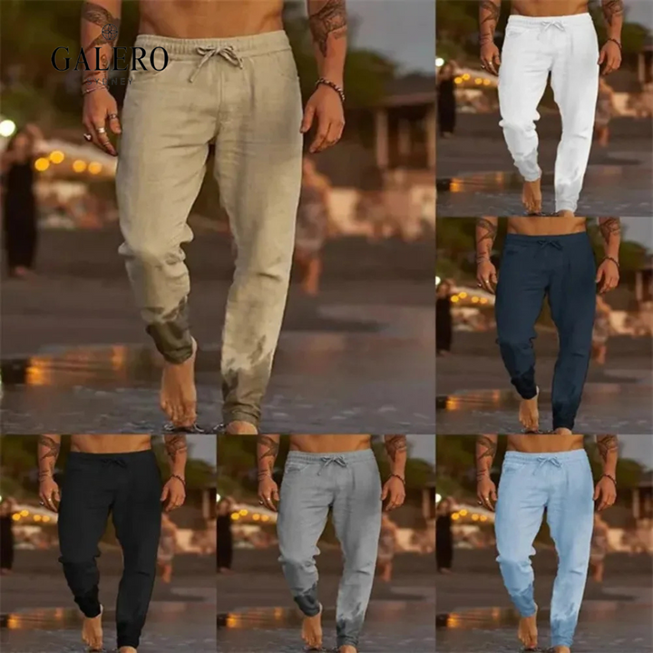 Kai | Men's Linen Beach Joggers