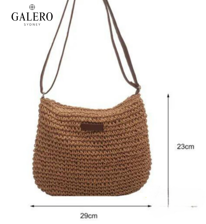 Isla | Woven Chic Crossbody Bag