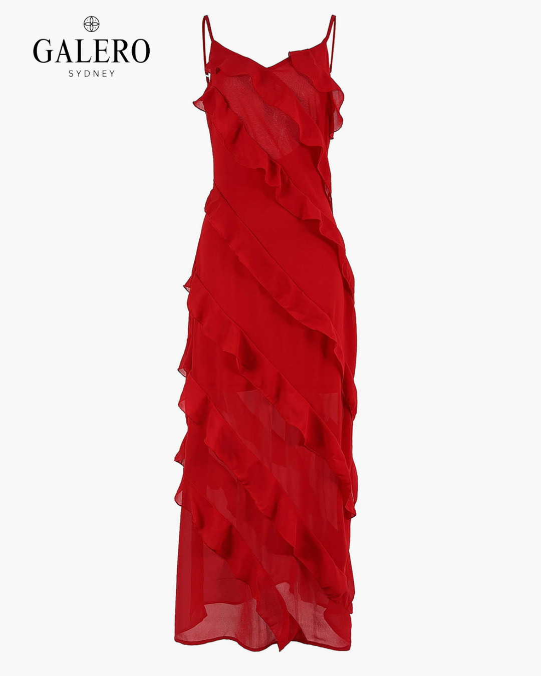 Rosalia | Layered Chiffon Dress