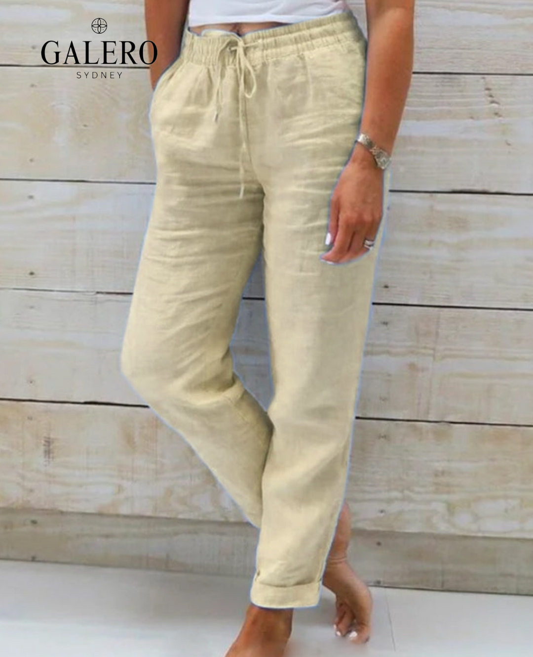 Elira | Lightweight Elastic-Waist Pants