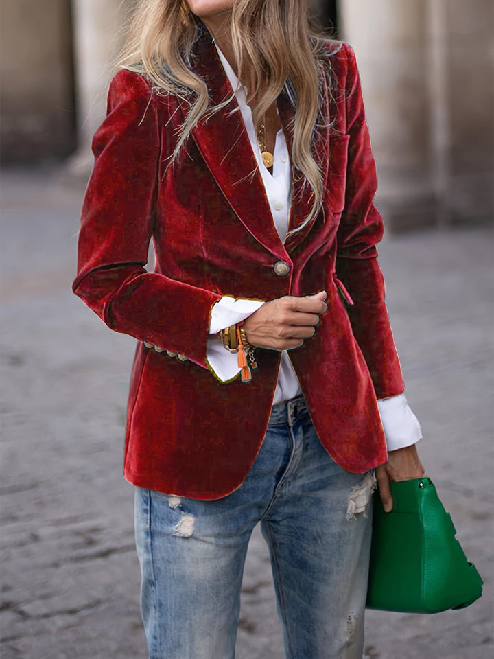 Celeste | Velvet Blazer