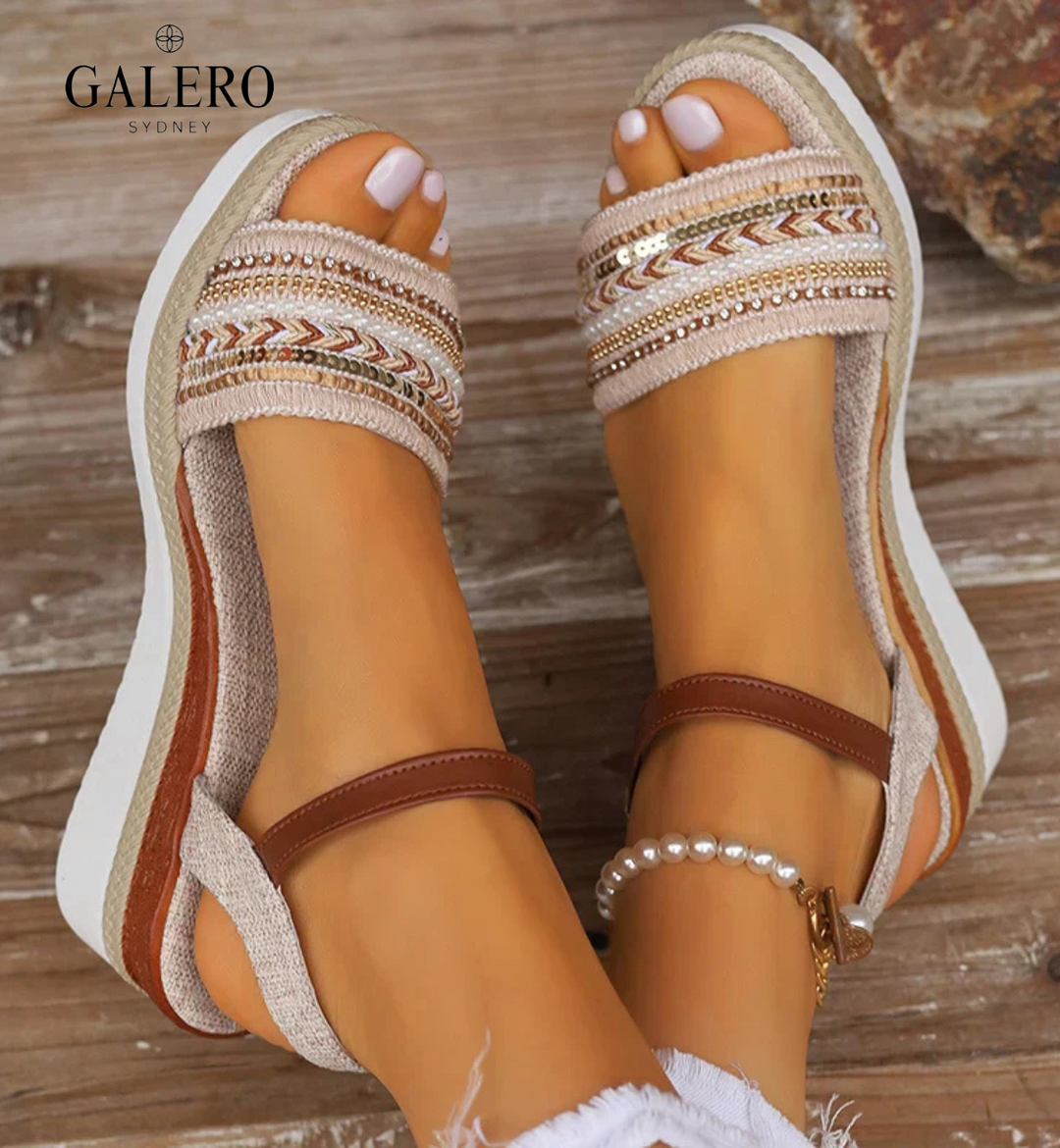 Leora | Boho Chic Summer Sandals