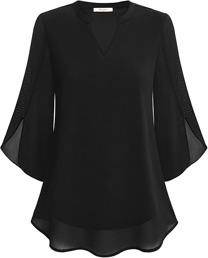 Emilia | Double Layer Chiffon Blouse