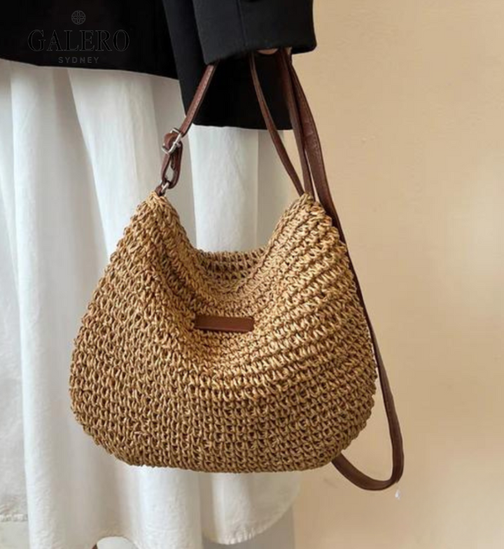 Isla | Woven Chic Crossbody Bag