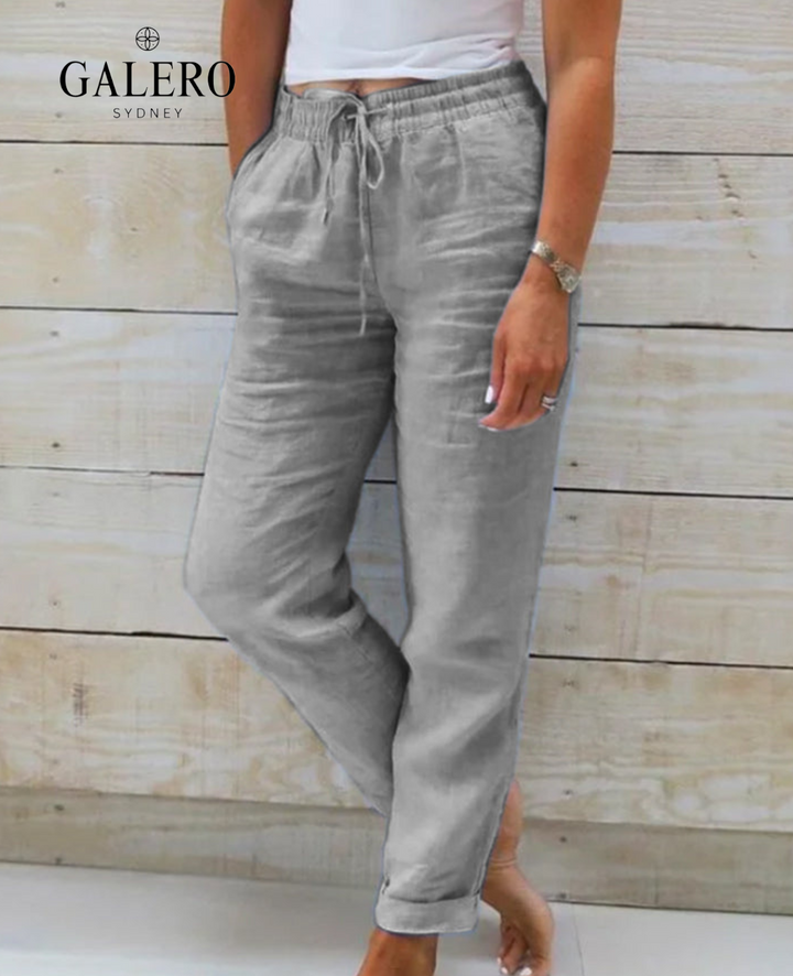 Elira | Lightweight Elastic-Waist Pants