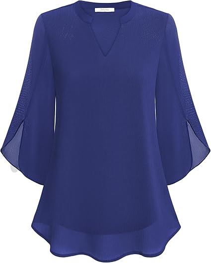 Emilia | Double Layer Chiffon Blouse