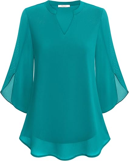 Emilia | Double Layer Chiffon Blouse