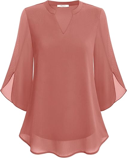 Emilia | Double Layer Chiffon Blouse