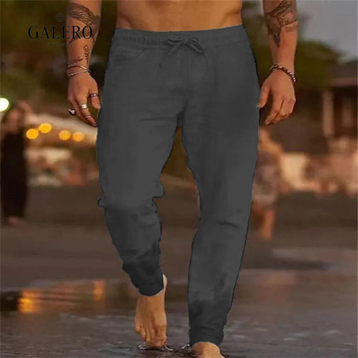 Kai | Men's Linen Beach Joggers