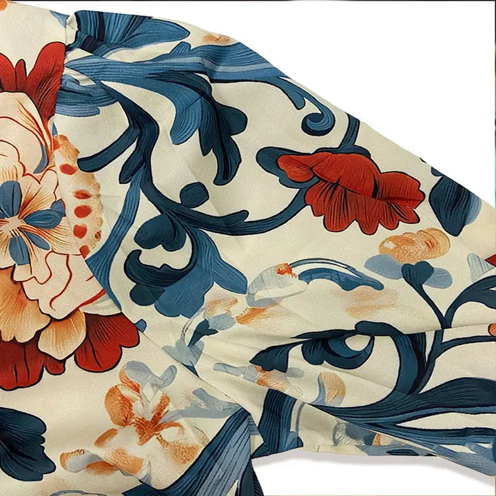 Lucette | Vintage Floral Blouse