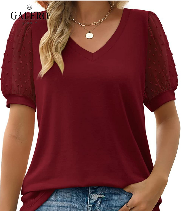 Amira | V-Neck Cotton Top