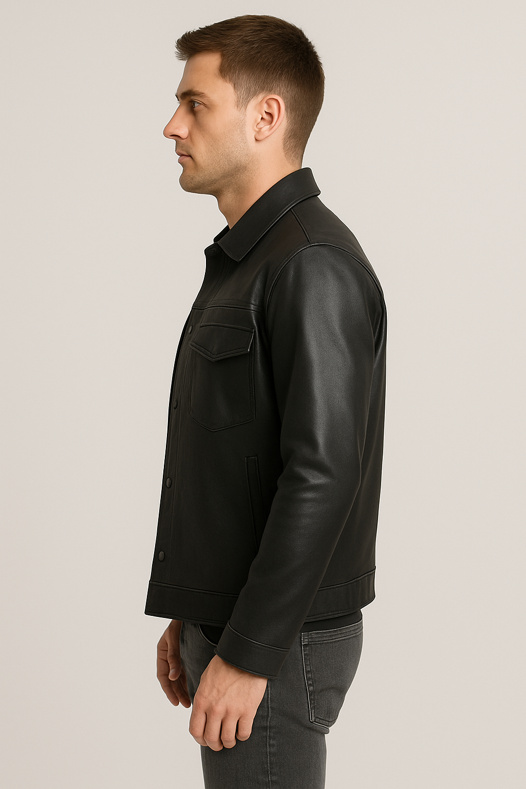 Jiro | Genuine Leather Jacket