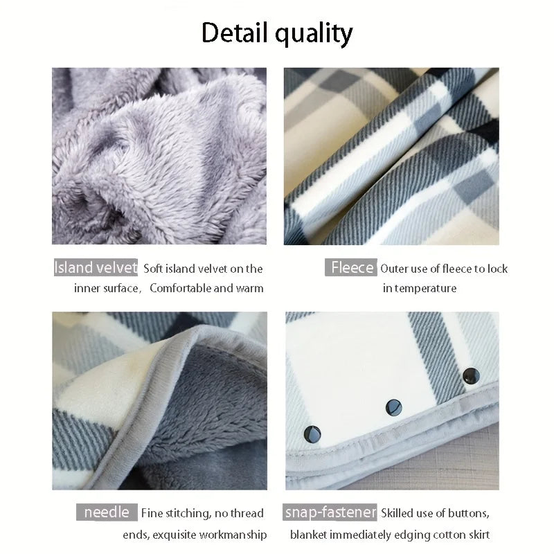 Talia | Ultra-Soft Fleece Wrap Blanket