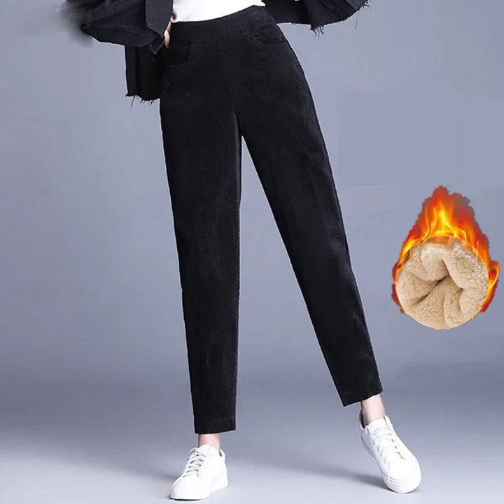 Isolde | Fleece-Lined Corduroy Pants
