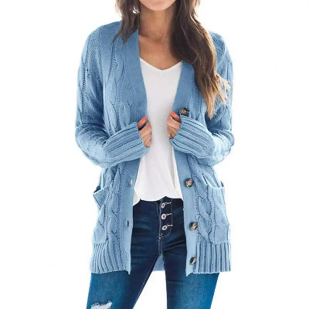 Elisette | Knitted Button-Up Cardigan