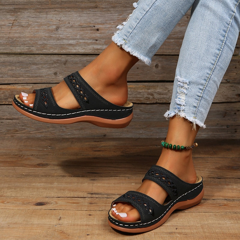 Arla | Thick Comfort Orthopedic Sandals