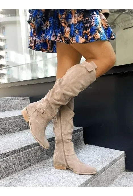Selene | All-Day Suede Knee Boots