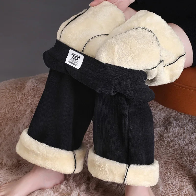 Celina | Winter-Lined Corduroy Pants