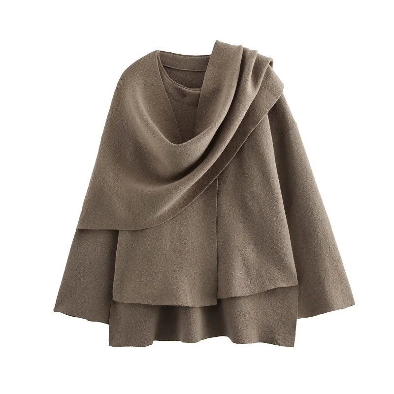 Maelis | Draped Wool Coat