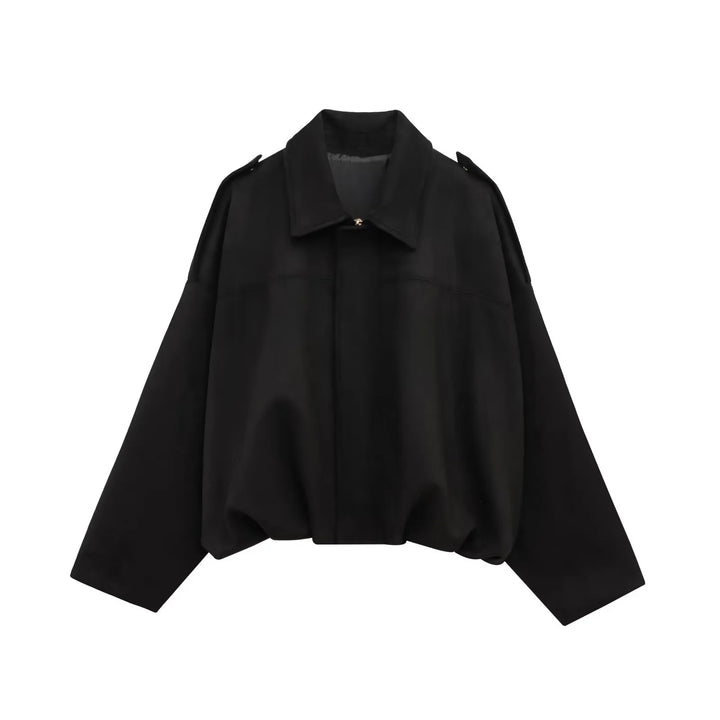 Sabina | Faux Suede Bomber Jacket
