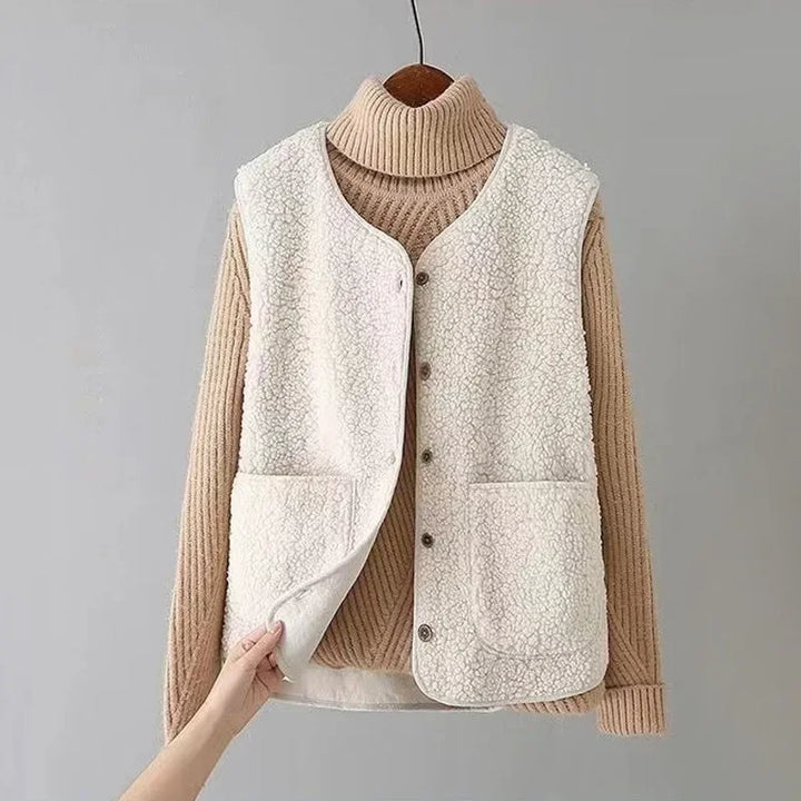 Nahla | Lamb-Fleece Warmth Vest