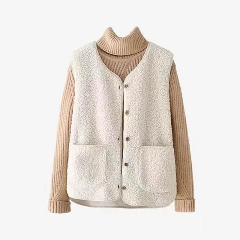 Nahla | Lamb-Fleece Warmth Vest
