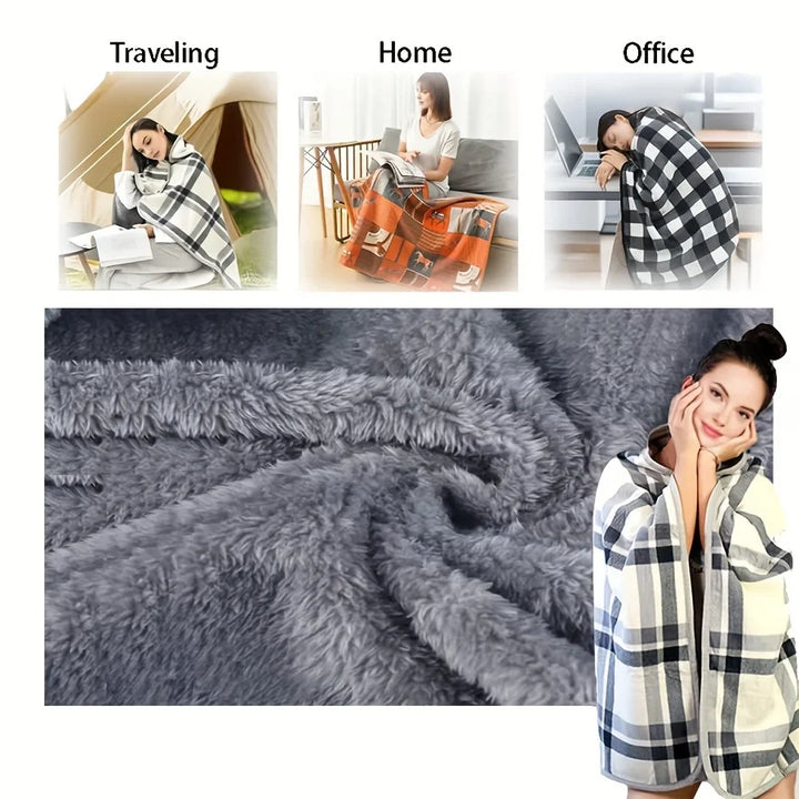 Talia | Ultra-Soft Fleece Wrap Blanket