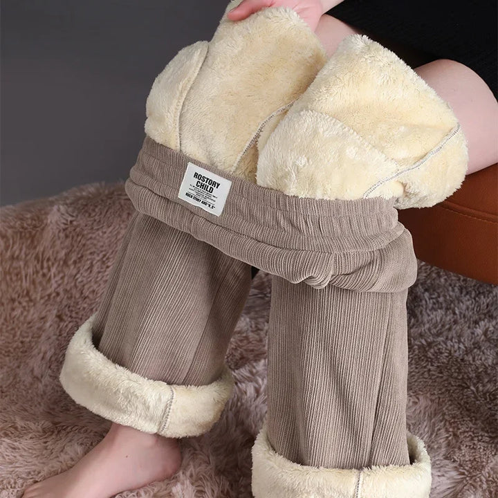 Celina | Winter-Lined Corduroy Pants