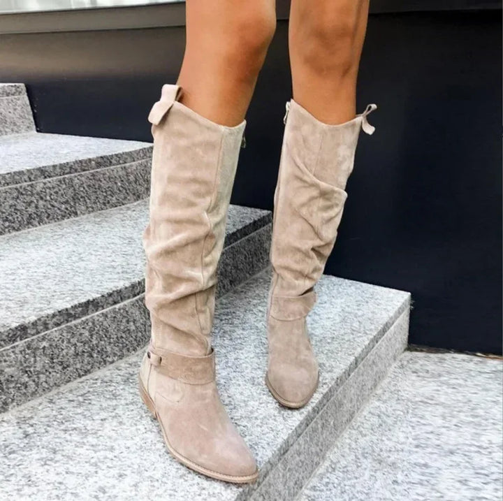 Selene | All-Day Suede Knee Boots