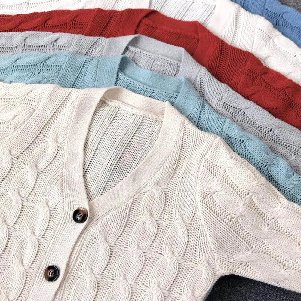 Elisette | Knitted Button-Up Cardigan