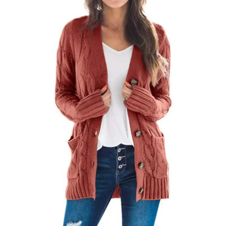 Elisette | Knitted Button-Up Cardigan