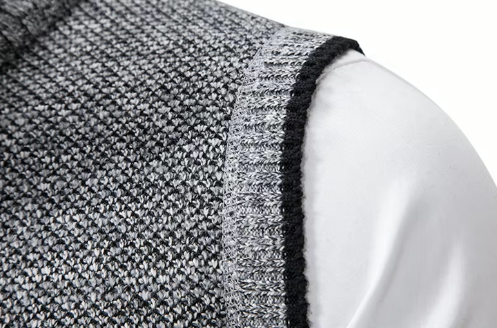Ellis | Classic Zip Wool Vest