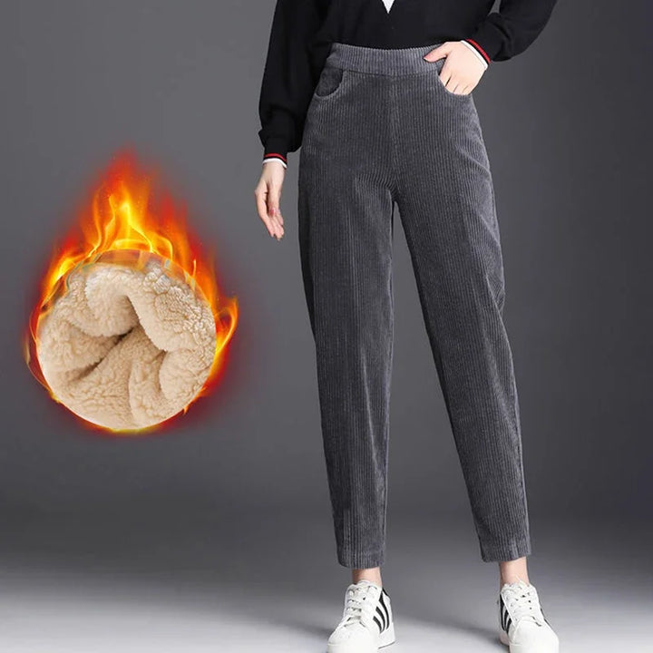 Isolde | Fleece-Lined Corduroy Pants