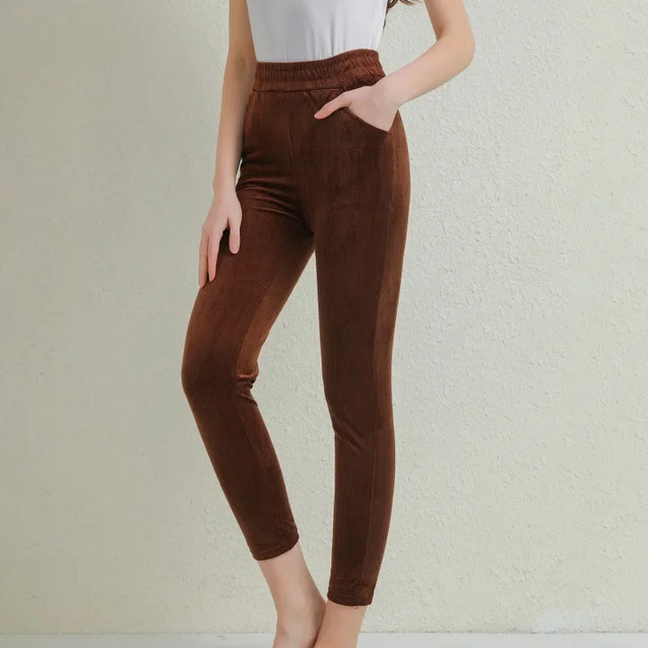 Isolde | Fleece-Lined Corduroy Pants