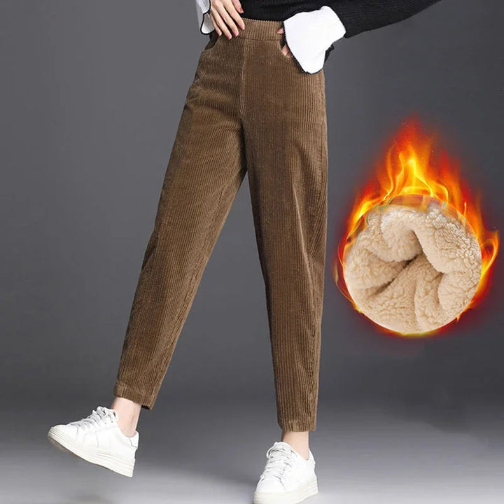 Isolde | Fleece-Lined Corduroy Pants