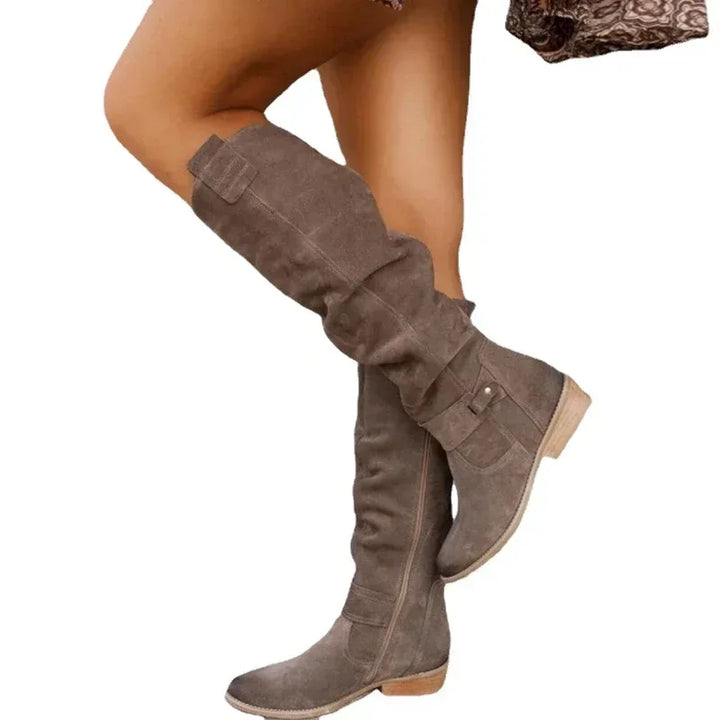 Selene | All-Day Suede Knee Boots