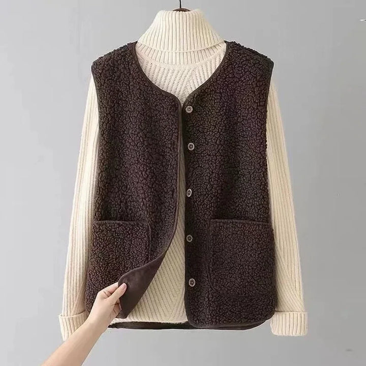 Nahla | Lamb-Fleece Warmth Vest
