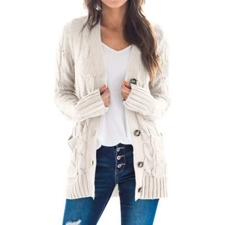 Elisette | Knitted Button-Up Cardigan